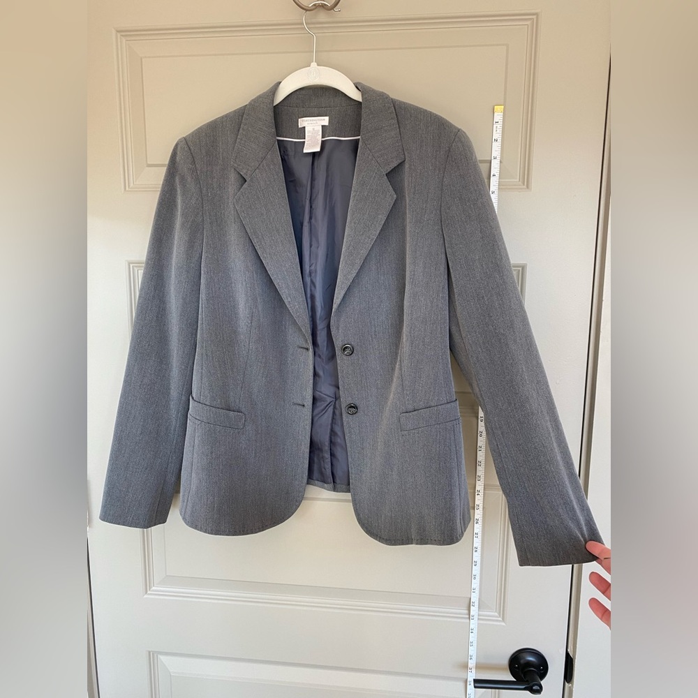 Worthington stretch gray blazer
